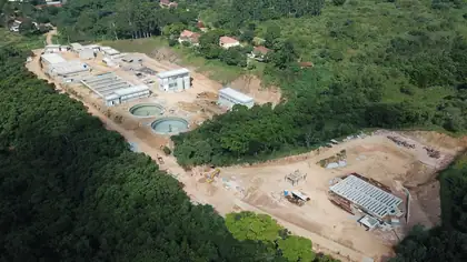 Construção de Estação de Tratamento de Esgoto (ETE) – SABESP – foto 1